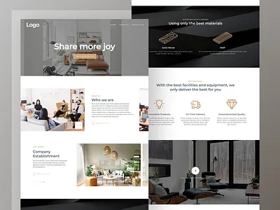 Interior Website Exploration 1.0 design illustration mock up mock up mockup ui ui design uiux