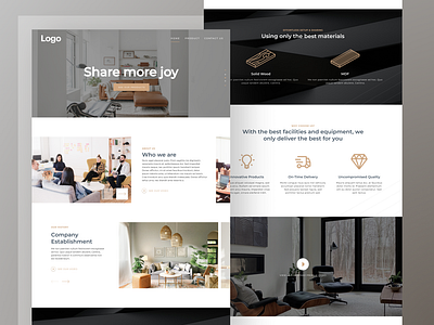 Interior Website Exploration 1.0 design illustration mock up mock up mockup ui ui design uiux
