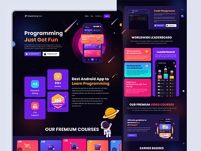 Landing Page design landing page ui ux ui