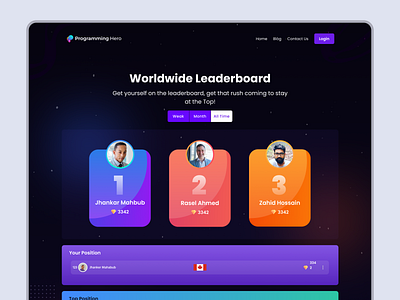 Leaderboard app design design ecommerce design leaderboard mobile design ui ui design