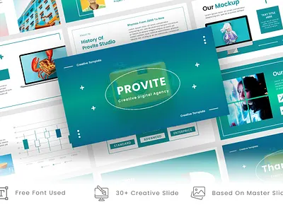 Provite - Creative Business Presentation Template business corporate google slides green keynote landing page modern powerpoint presentation template ui website white
