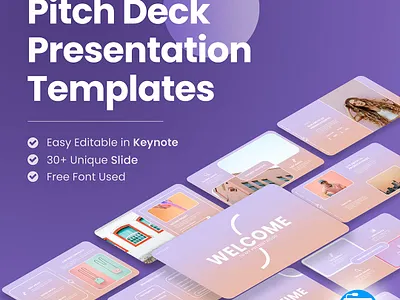 Fairy - Creative Business Presentation Template corporate creative google slides gradient keynote modern pink powerpoint presentation purple simple template ui web