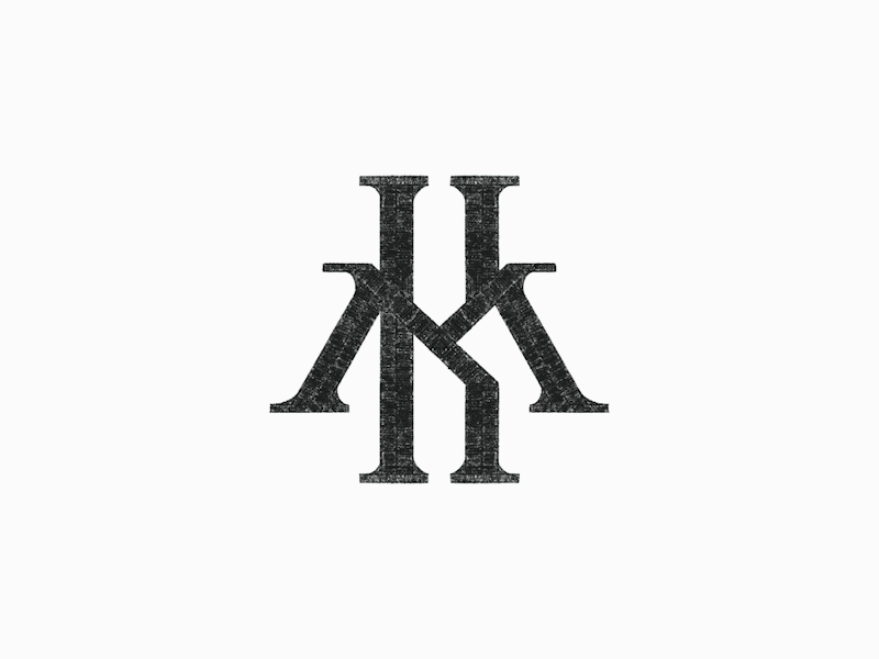 K M Monogram logomark sketching by Anhdodes 3d animation branding design graphic design illustration letter lettermark logo logo design logo designer logodesign minimalist logo minimalist logo design monogram motion graphics typography ui