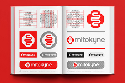 mitokyne Logo Visual Identity biotech branding creaziz design grid identity logo logo design mitokyne rebrand redesign ui visual identity