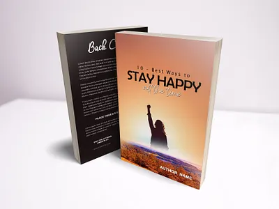 Photographic Book cover Design elegant cover typographic cover