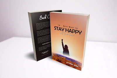 Photographic Book cover Design elegant cover typographic cover