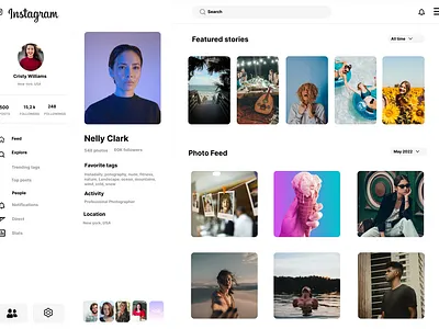 Daily UI/ User Profile app design illustration logo ui ux