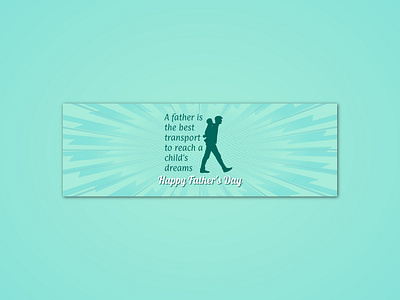 FATHER'S DAY BANNER banner branding design ui