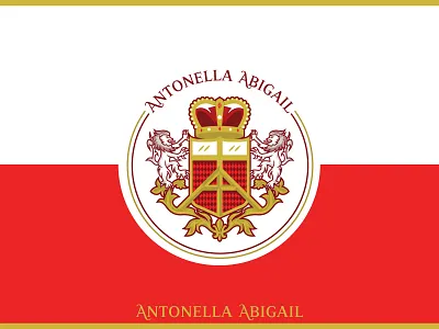 Antonella Abigail Luxury Sheets aa letters aa monogram antique logo antonella abigail client work crest logo crown design heraldry logo illustration lilly lions logo luxury bed sheets luxury linen luxury logo monogram pillows red and gold royal