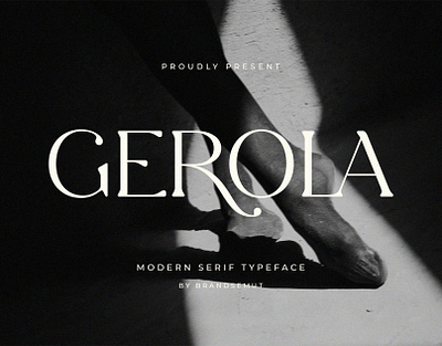 Gerola – Modern Serif Typeface brand identity branding calligraphy display font font free font ligature logotype modern font serif serif font typeface typography