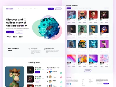 NFT marketplace website adobe xd app design design nezar ismail nft nft marketplace nft marketplace app nft marketplace landing page nft marketplace web nft marketplace website ui ui ux ui ux design