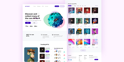 NFT marketplace website adobe xd app design design nezar ismail nft nft marketplace nft marketplace app nft marketplace landing page nft marketplace web nft marketplace website ui ui ux ui ux design