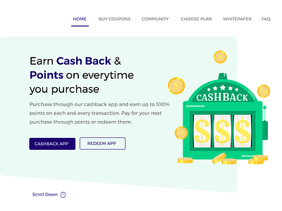 Cashback Illustration design illustration ui