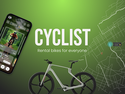 Cycling app concept app concept app design app ui app ux cycle app cycling cycling app green light theme tracking