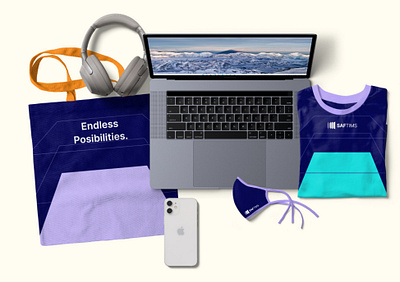 Brand Collateral Design for SAFTIMS branding graphic design logo