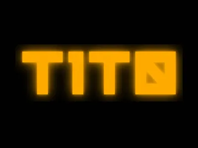 T1TØ design illustration letters logo ui