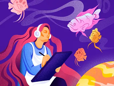 Dream World Illustration art colors dreams illustration nft