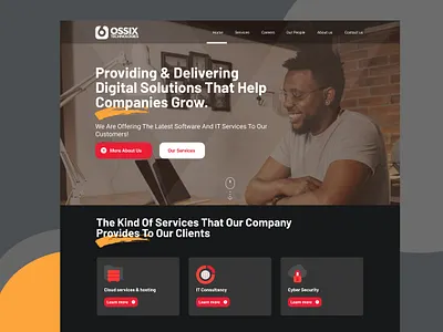Website Design : Landing page figma fintech productdesign uxdesign