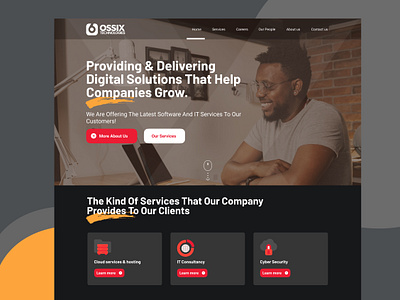 Website Design : Landing page figma fintech productdesign uxdesign