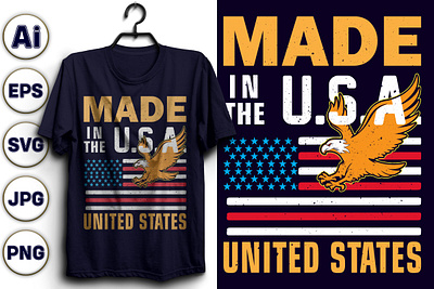 MADE IN THE USA T-SHIRT DESIGN 4th of july shirt design