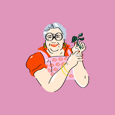 Portrait Illustration cartoon portrait food label packaging design packaging illustration portrait portrait illustration product illustration