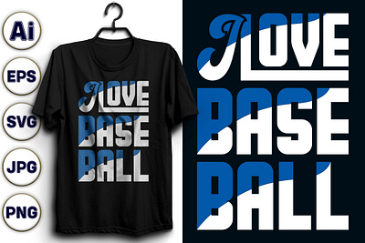 T-SHIRT DESIGN base ball typography t-shirt design. baseballforlife