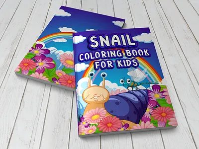 Snail Coloring Book for Kids amazon book coloring coloring book coloring book cover design cover creative design design designer kdp