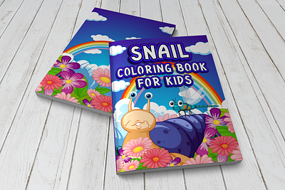 Snail Coloring Book for Kids amazon book coloring coloring book coloring book cover design cover creative design design designer kdp