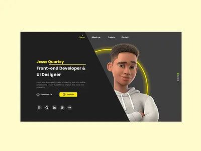 Portfolio Web Design design graphic design ui