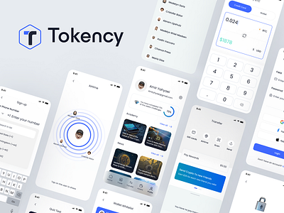 Tokency - Crypto Exchange UI Kit 3d 3d design 3d icon bitcoin crypto crypto exchange crypto mobile design exchange finance kit minimal mobile app mobile ui kit tokemcy token ui ui design ux wallet