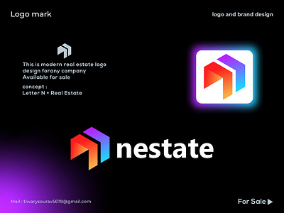 Letter N + Real estate logo design, Logos mark brand branding coding logo company logo design gradient logo home logo letter n logo logo design logofolio logogrid logos logos mark logotipo logotype modern modern logo n logo real estate