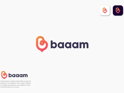 B logo design - gradient logo design b logo branding colorful logo design gradient logo graphic design illustration logo logo design mega malik vector