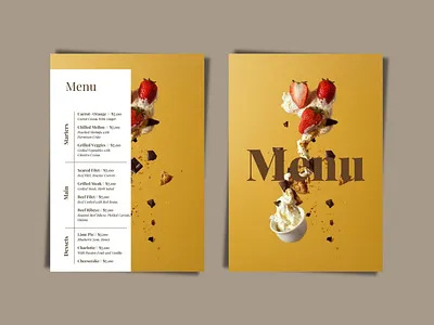 Menu 3d animation branding bussines card graphic design ilustration logo menu motion graphics typography ui