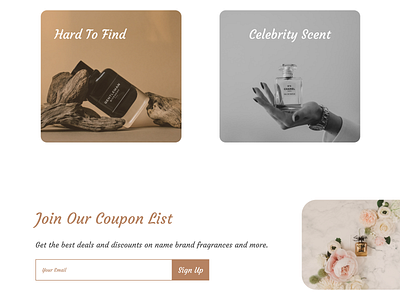 Ecommerce categories coupon e commerce newsletter ui