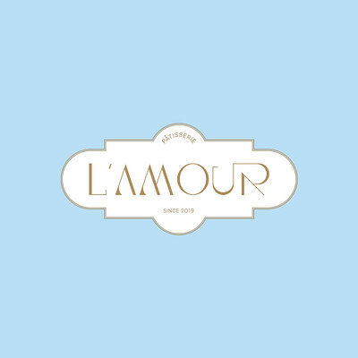 L'AMOUR branding graphic design logo