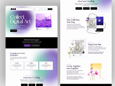 Here's a Landing page for my DailyChallenge. 3d adobe animation branding design figma graphic design hero section illustration landing page logo motion graphics ui ux web website