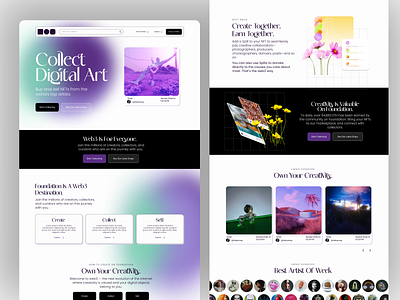 Here's a Landing page for my DailyChallenge. 3d adobe animation branding design development figma graphic design hero section illustration landing page logo motion graphics ui ux web website