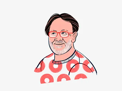 Jon Fishman digital drawing drummer jon fishman phish portrait