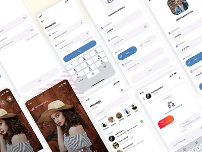 Mobile Application - Clean UI clean ui design iphonex mobile ui ui design