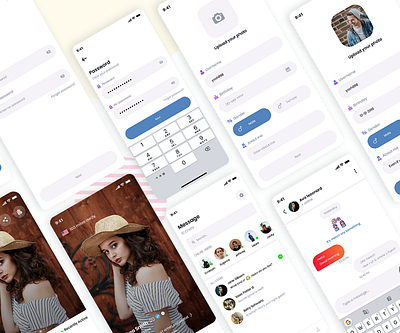 Mobile Application - Clean UI clean ui design iphonex mobile ui ui design