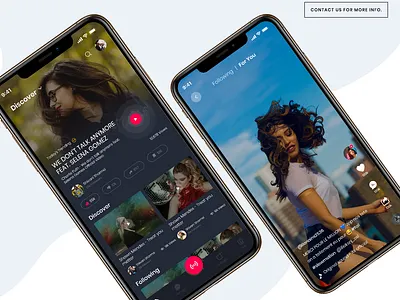 Creating, Sharing and Discovering App UI clean ui iphonex mobile ui ui design
