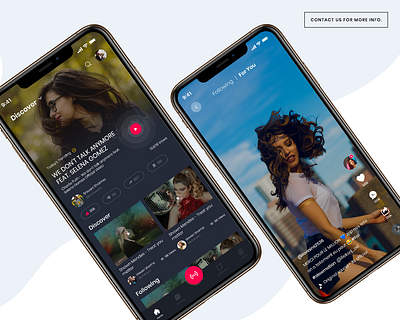 Creating, Sharing and Discovering App UI clean ui iphonex mobile ui ui design