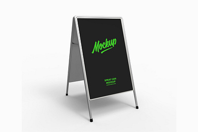 Free Foldable A-Stand Mockup branding download free mockup psd stand