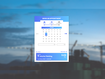 Calendar Appoinment ui