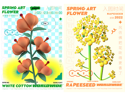 Meet Flowers branding design illustration illustrations／ui illustration／ui poster