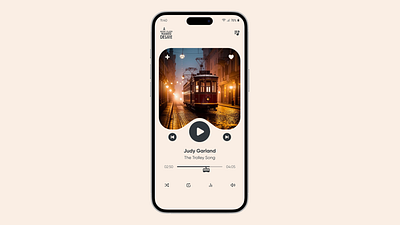 Daily UI #009 — Music Player dailyui music player tram