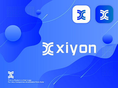 MODERN X LETTER LOGO branding businesscard design graphic design illustration logo t shirt ui ux vector