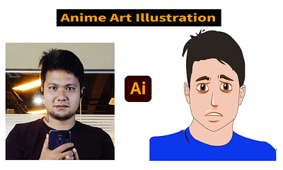 Anime Art Illustration anime animeart animedrawing animesketch art artist artwork branding design digitalart drawing illustration logo mangaart mangaartist sketch ui