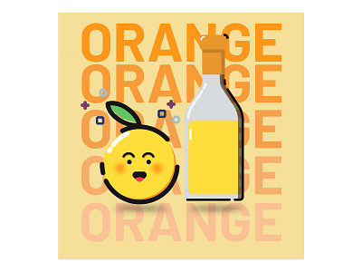 ORANGE VECTOR design graphic design illustration orange