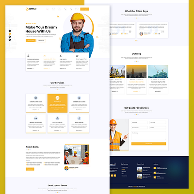 Homr page design 3d animation branding graphic design logo motion graphics ui